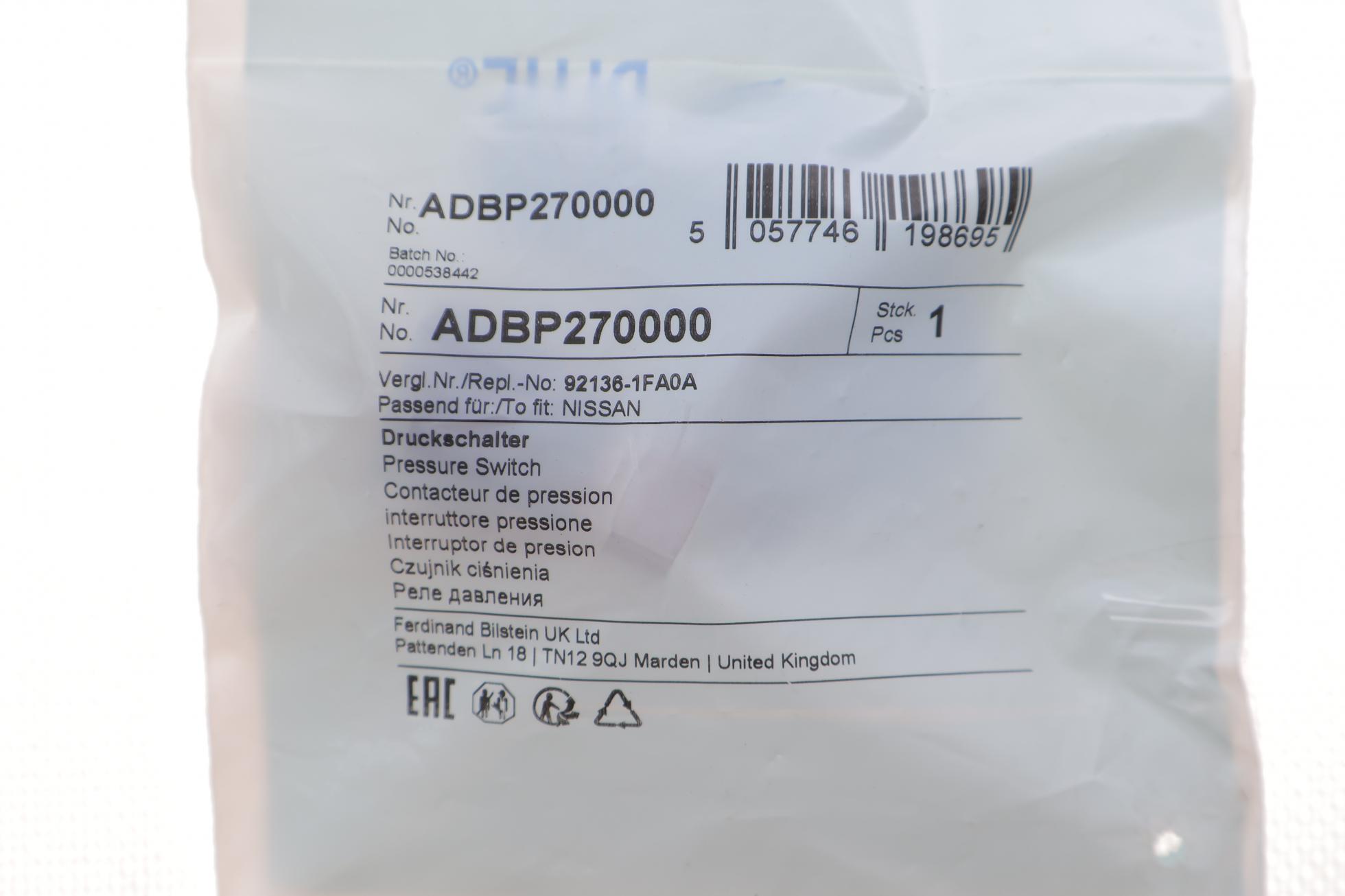 ADBP270000 BLUE PRINT
